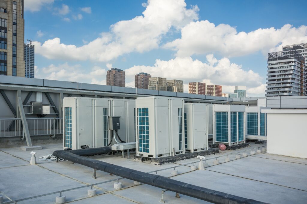air conditioning units on roof
