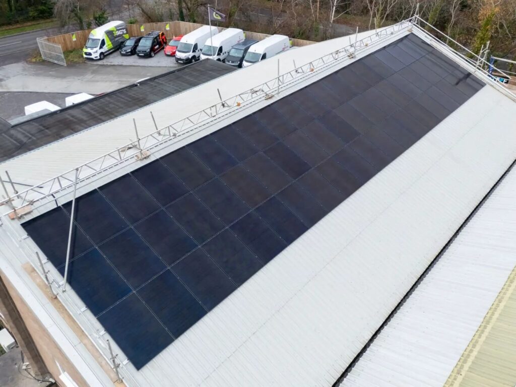 Solar Panel System - DSigns Newton Abbot - Side View