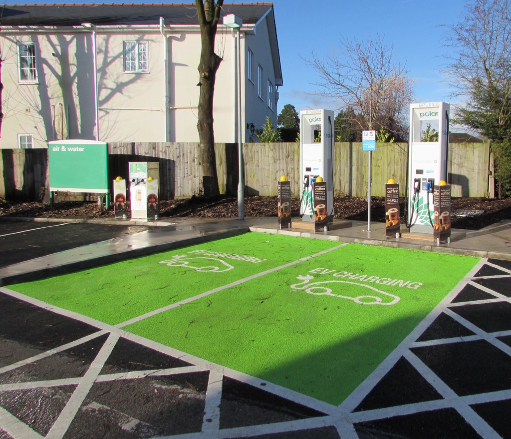 parking spots for ev charging