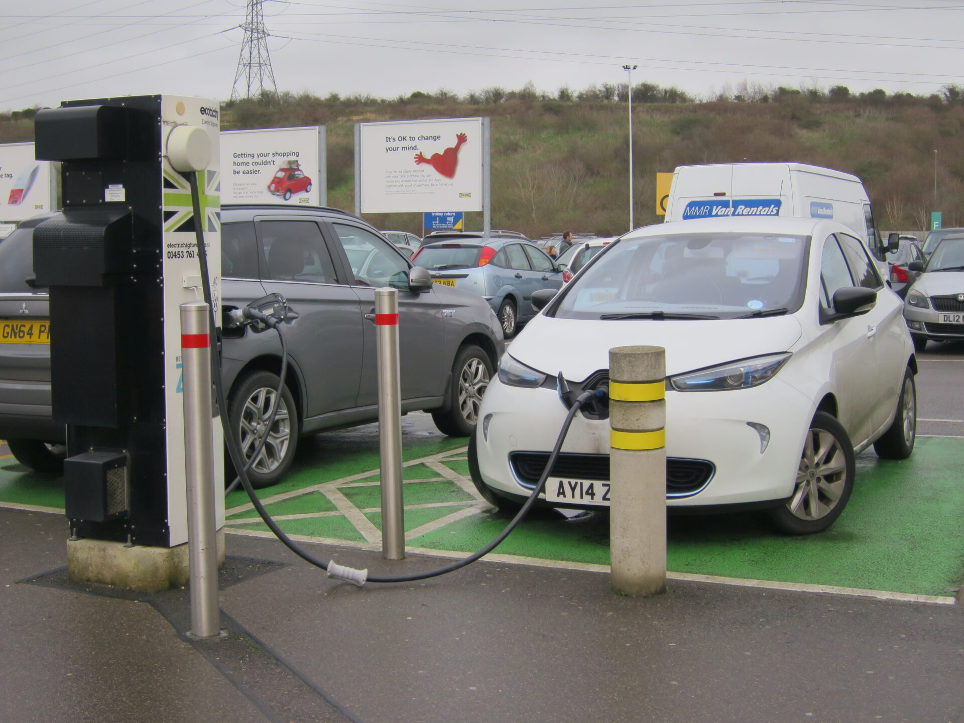 ev charging point at ikea